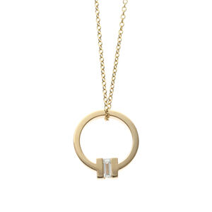 TIFFANY 18k Gold Diamond Necklace